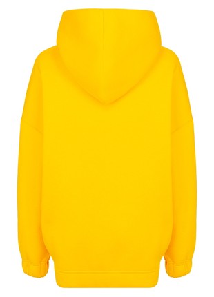 Yellow  hoodie with embroidered2 photo