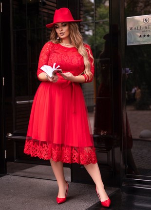 Red cocktail dress by Tanita-Romario1 photo