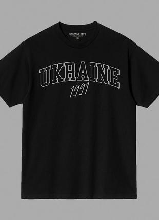 T-shirt Ukraine 1991 black2 photo