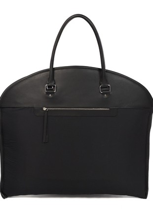 Premium Quality Leather Travel Garment Cover for Clothing  Black Chocolate Parasol’ka. Bag for travel. Garment bag.5 photo