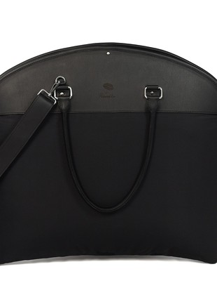 Premium Quality Leather Travel Garment Cover for Clothing  Black Chocolate Parasol’ka. Bag for travel. Garment bag.2 photo