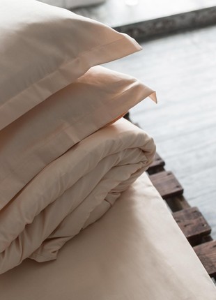 Satin pillowcases with sides VANILLA 50X70 (20"x28") 2pcs2 photo