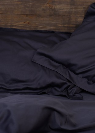 Satin pillowcases with sides DARK GRAY 50X70 (20"x28") 2pcs3 photo