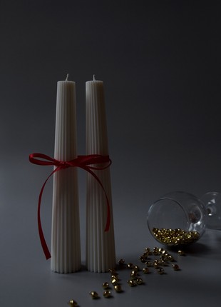 Set of sculptural candles Fiya "Fiya" (2 pcs), 12months.candle