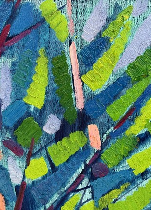 Abstract oil painting Spring day Peter Tovpev nDobr7856 photo