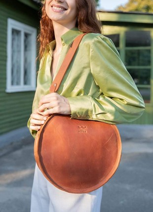 Leather  Bag Amy L light brown Crazy Horse The Wings TW-Amy-big-kon-crz