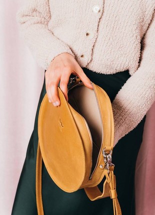 Leather  Bag Amy L yellow Crazy Horse The Wings TW-Amy-big-yell-crz4 photo