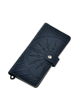Leather wallet 7.0 indie blue (BN-PM-7-nn-ls)6 photo
