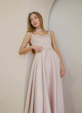 Pink midi dress  from categories: wedding guest dresses, pink going out dresses, pink prom dresses4 photo