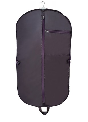 Hanging Garment Bag Dark Purple Unisex Suit Bag Travel Bag  Business suit1 photo