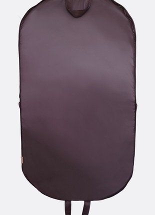 Hanging Garment Bag Dark Purple Unisex Suit Bag Travel Bag  Business suit3 photo