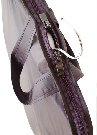 Hanging Garment Bag Dark Purple Unisex Suit Bag Travel Bag  Business suit4 photo
