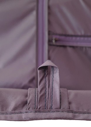 Hanging Garment Bag Dark Purple Unisex Suit Bag Travel Bag Business suit3 photo