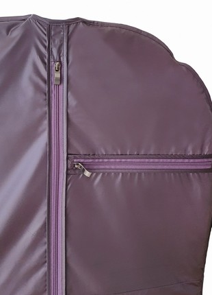 Hanging Garment Bag Dark Purple Unisex Suit Bag Travel Bag Business suit4 photo