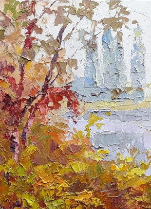 Oil painting Autumn gilding Serdyuk Boris Petrovich nSerb3635 photo