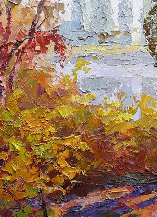 Oil painting Autumn gilding Serdyuk Boris Petrovich nSerb3637 photo