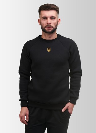 Men`s sweatshirt trident Warm Vsetex Black