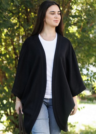 Sydney poncho black