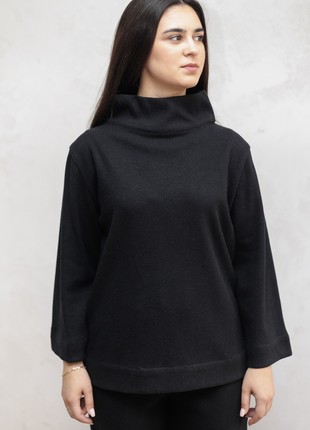Accen sweater black1 photo