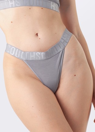 SILVER bamboo women's thong1 photo
