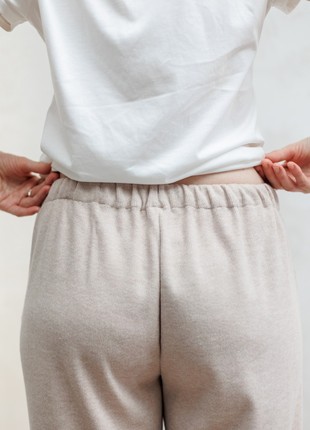 Denton wool pants beige4 photo