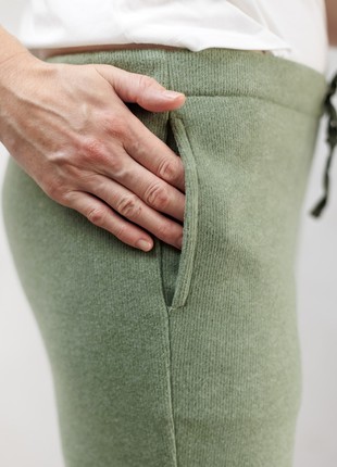 Denton wool pants green4 photo