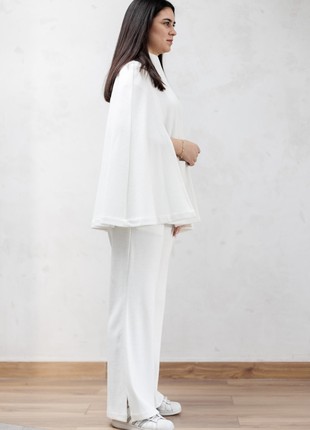 Denton wool pants white2 photo