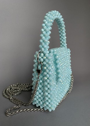 Crystal Bead Bag shoulders Handmade4 photo