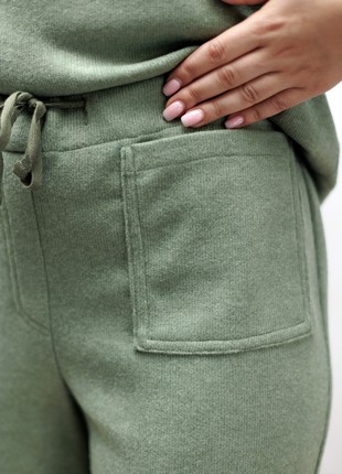 Nant wool pants green4 photo