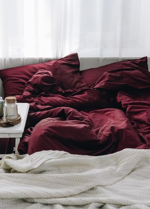 Satin pillowcases with sides RUBY DELIGHT 50X70 (20"x28") 2pcs