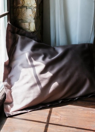 Satin pillowcase GOLDEN WOOD 40X60 (16"x24") 1pcs3 photo