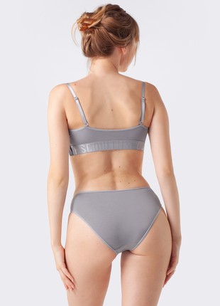 SILVER bamboo women's bralette7 photo