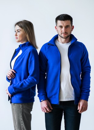 Men's fleece jacket Synevyr 260 Blue2 photo