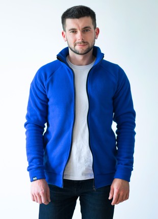Men's fleece jacket Synevyr 260 Blue1 photo