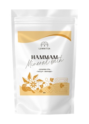 Mineral mixture "Hammam" with Gassul clay and lavender, 300 g1 photo