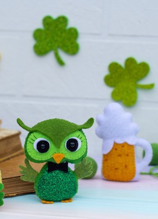 St Patricks day ornaments set of 4