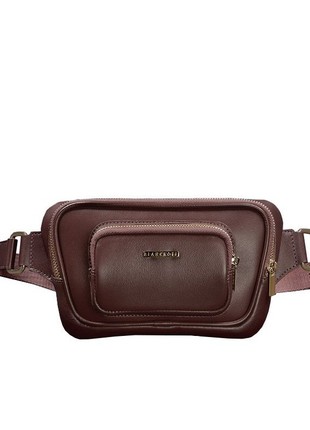 The Trapeze banana bag marsala (BN-BAG-45-vin)3 photo