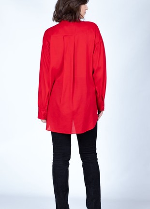 Woman's blouse red 168-21/002 photo