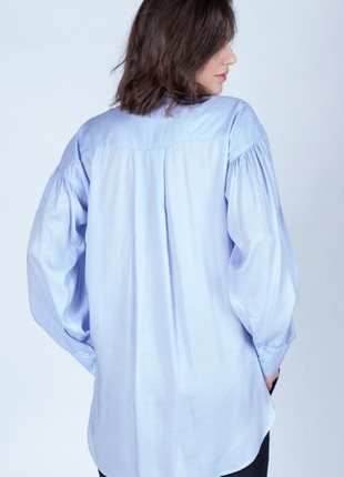 Woman's blouse light blue 168-21/002 photo