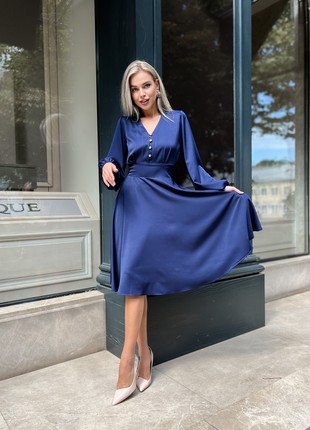 Blue cocktail dress from Tanita-Romario2 photo