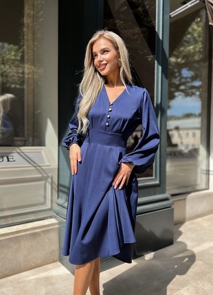 Blue cocktail dress from Tanita-Romario4 photo