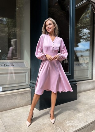 Pink cocktail dress by Tanita-Romario