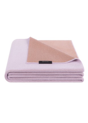 LILAC BROWN Woolkrafts® blanket 140x200cm
