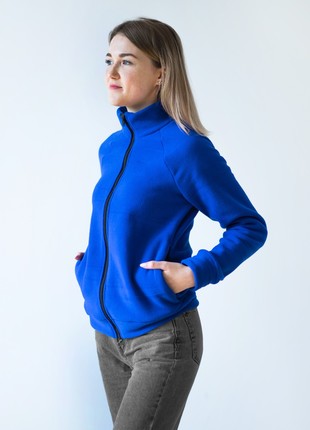 Women's fleece jacket Synevyr 260 blue1 photo
