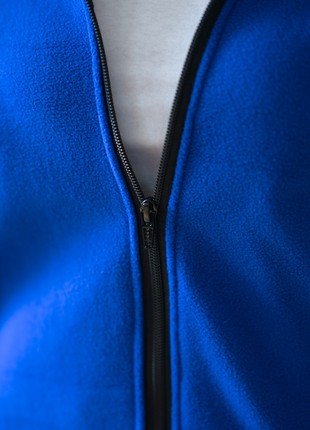 Women's fleece jacket Synevyr 260 blue4 photo