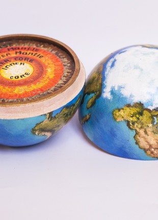 Layers of the Earth, Globe - Montessori toys set, Earth Learning Gift2 photo