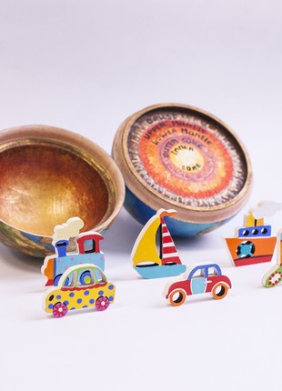 Layers of the Earth, Globe - Montessori toys set, Earth Learning Gift6 photo
