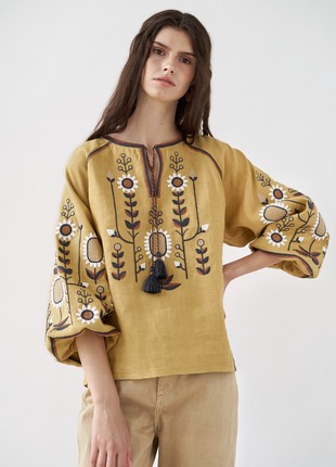 Women's vyshyvanka with floral embroidery Sonyakh
