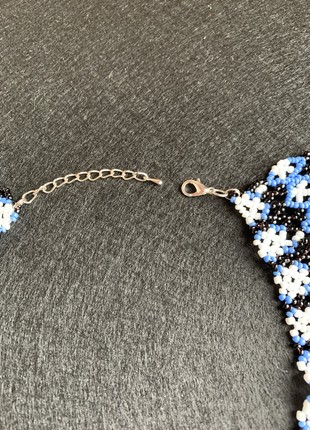 Necklace made of handmade beads6 photo