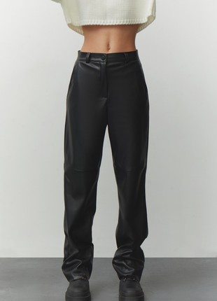 FAUX LEATHER TROUSERS2 photo